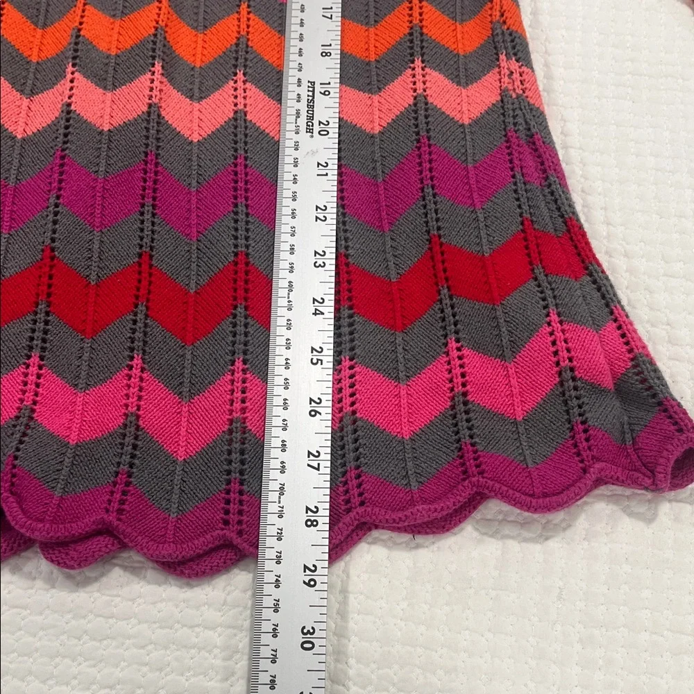 Hanna Andersson‎ Pink and Red Chevron Dress